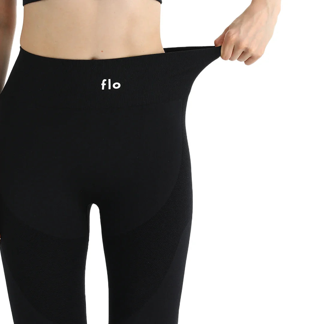 Calças Legging de Cintura Alta Flo