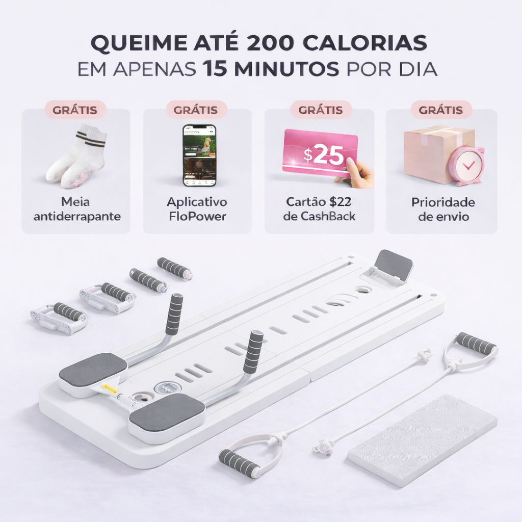 FloPower™ -  Pilates Portátil para Treinar em Casa