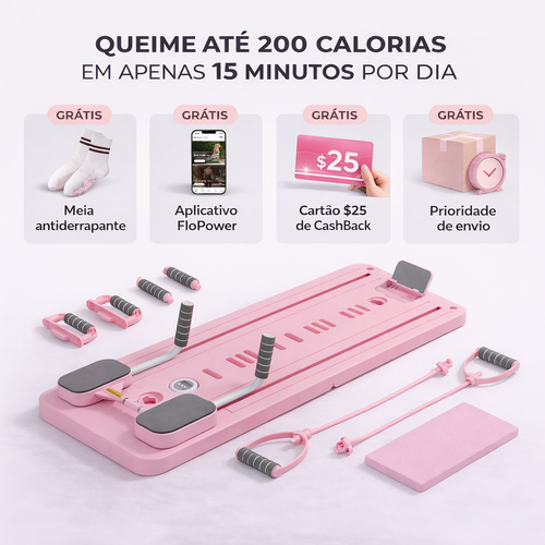 FloPower™ -  Pilates Portátil para Treinar em Casa