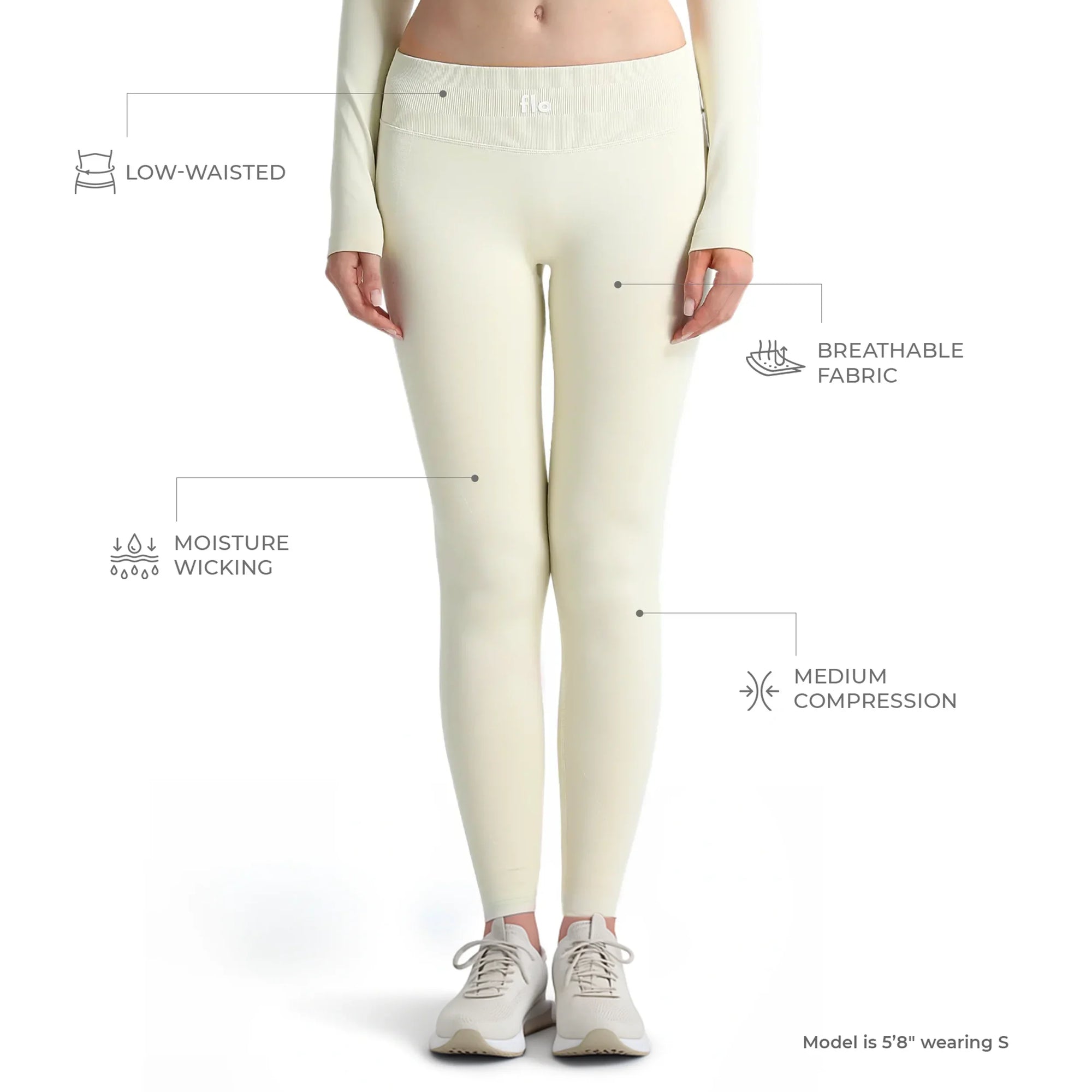 Calça Legging Core Sem Costura Flo