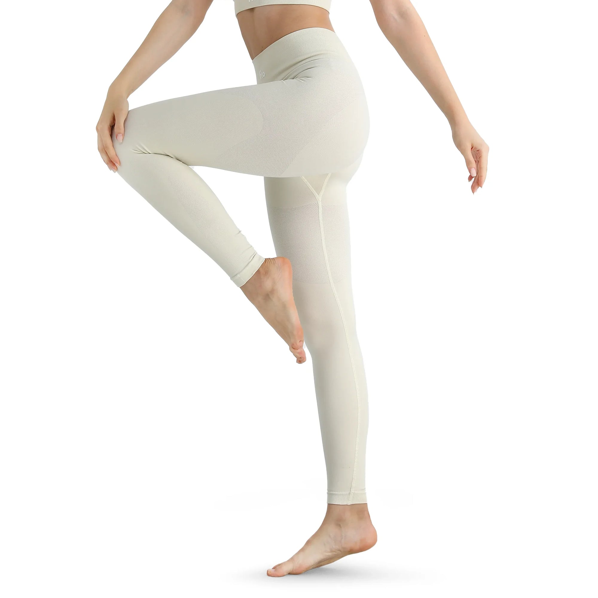 Calças Legging de Cintura Alta Flo