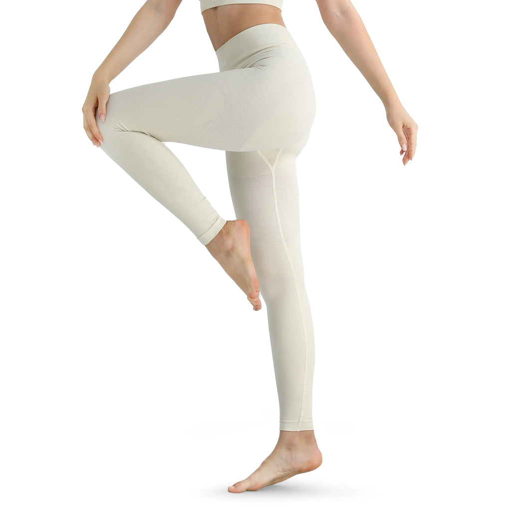 Calças Legging de Cintura Alta Flo