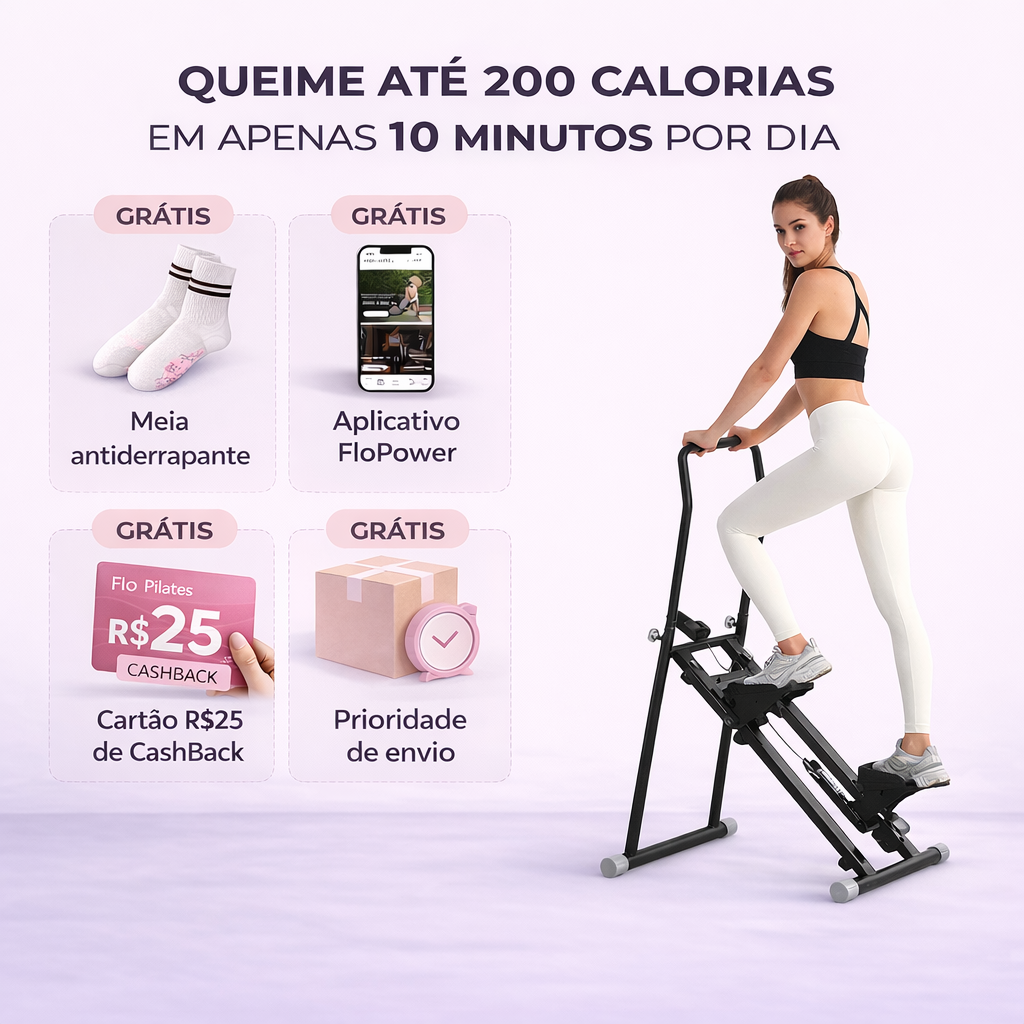 StepFlo™ - Simulador de Escadas Ultimato Pro